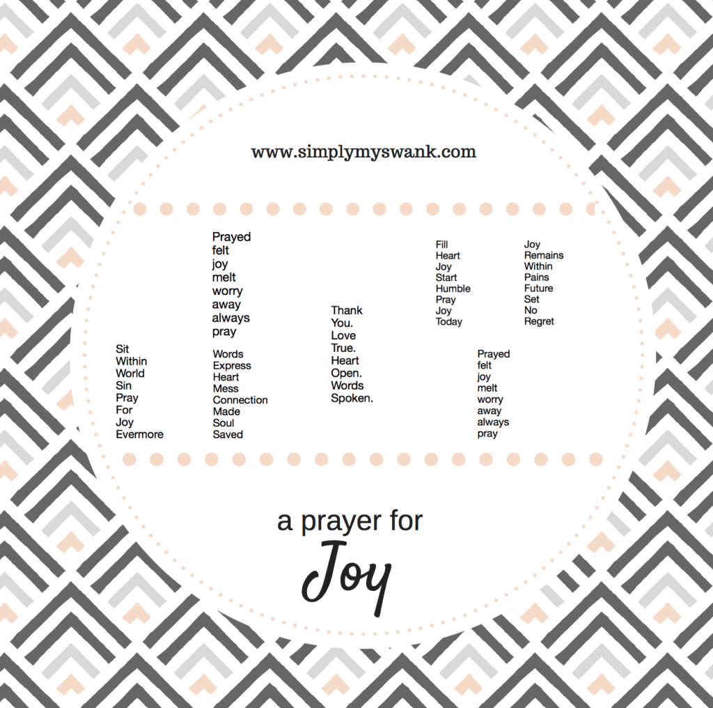 Prayer for Joy