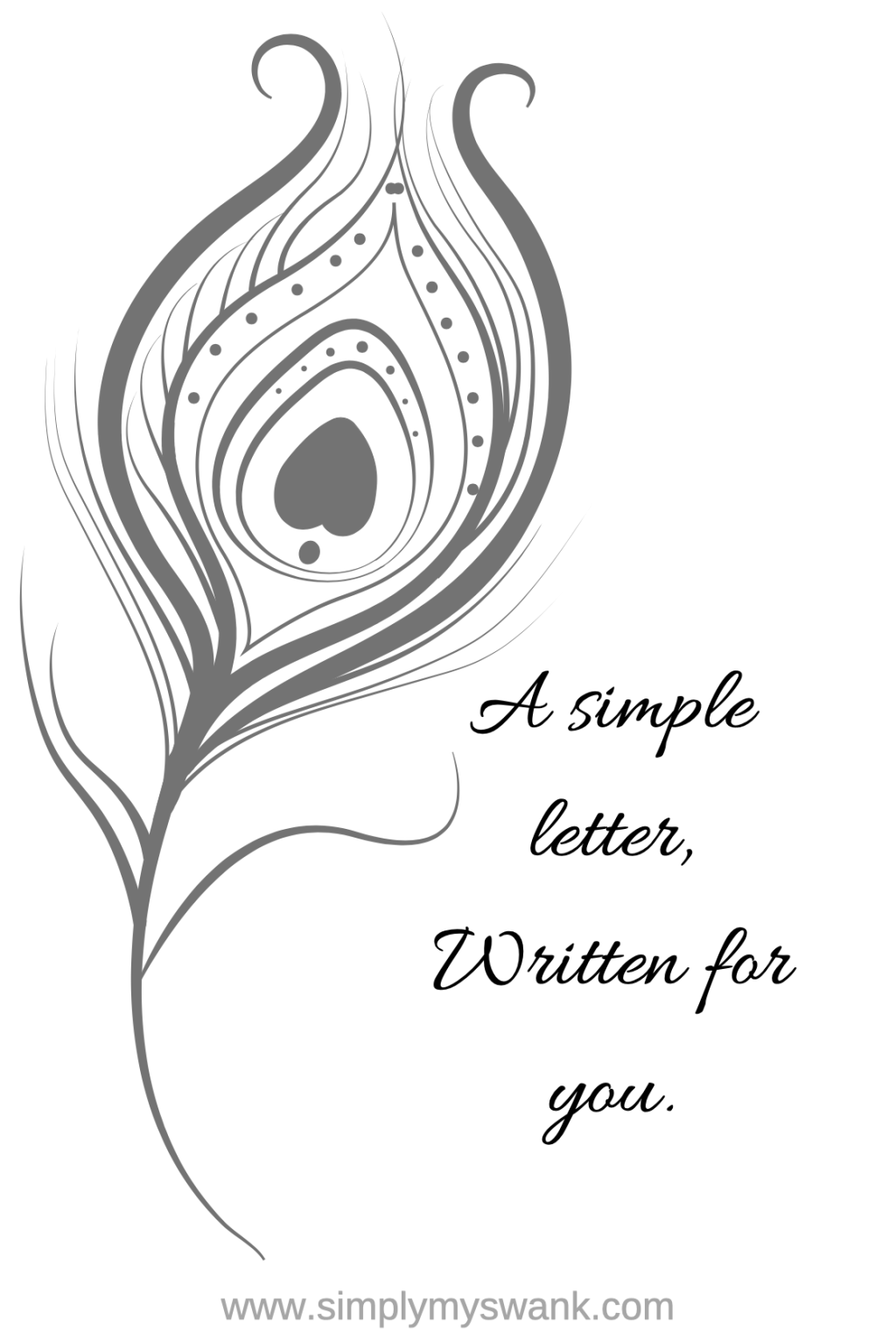 A simple letter, written for&nbsp;you.