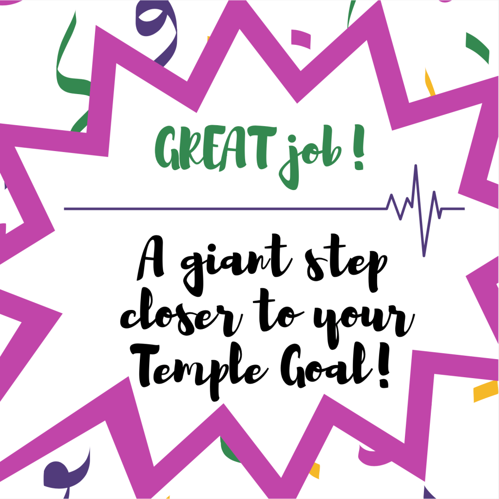 Temple Goal, 10 Minutes a DAY keeps our Flubby&nbsp;away!!