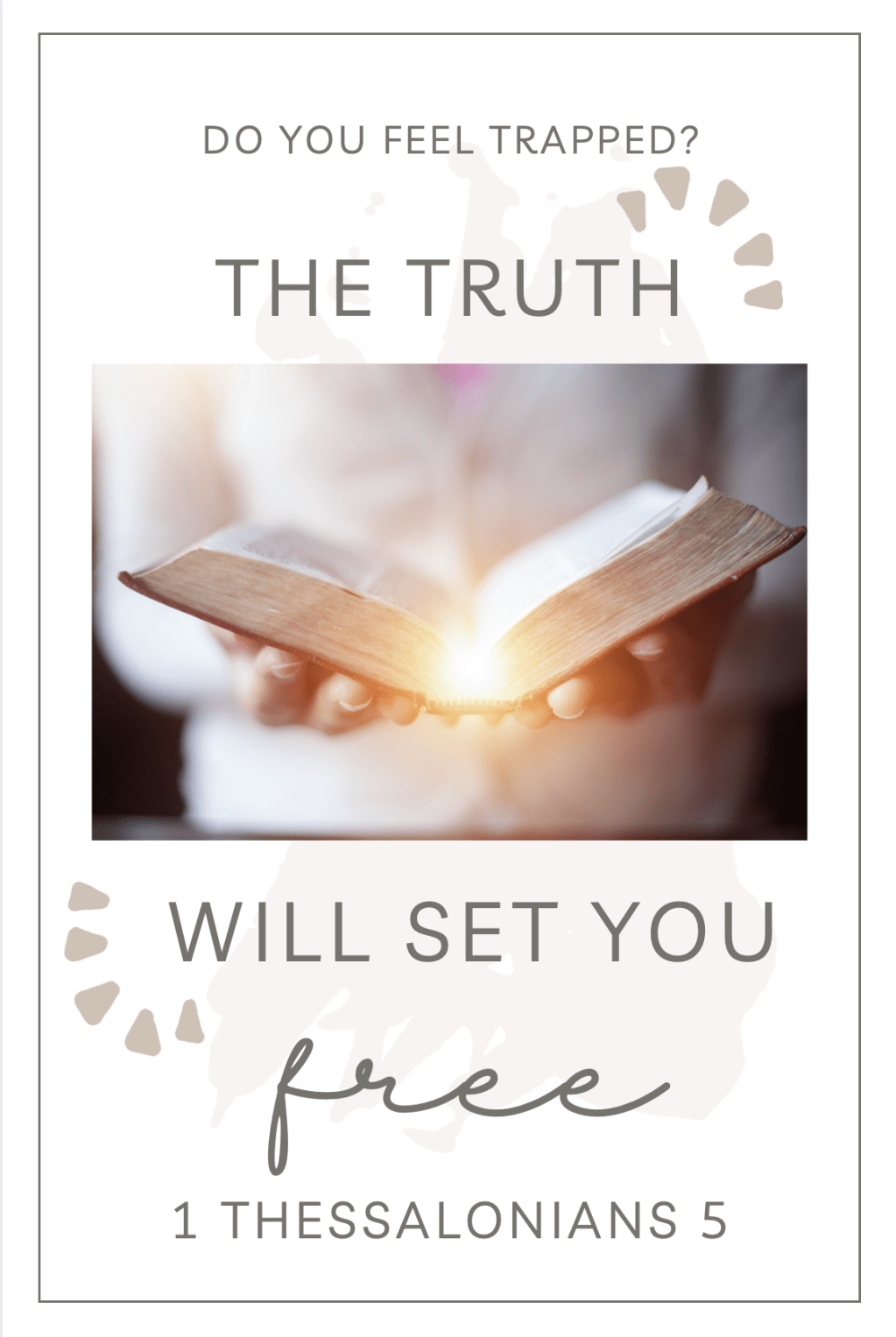 1 Thessalonians 5 – The Holy Spirit Speaks – The Truth will Set you Free.  The truth about the Hospital and Covid&nbsp;19.