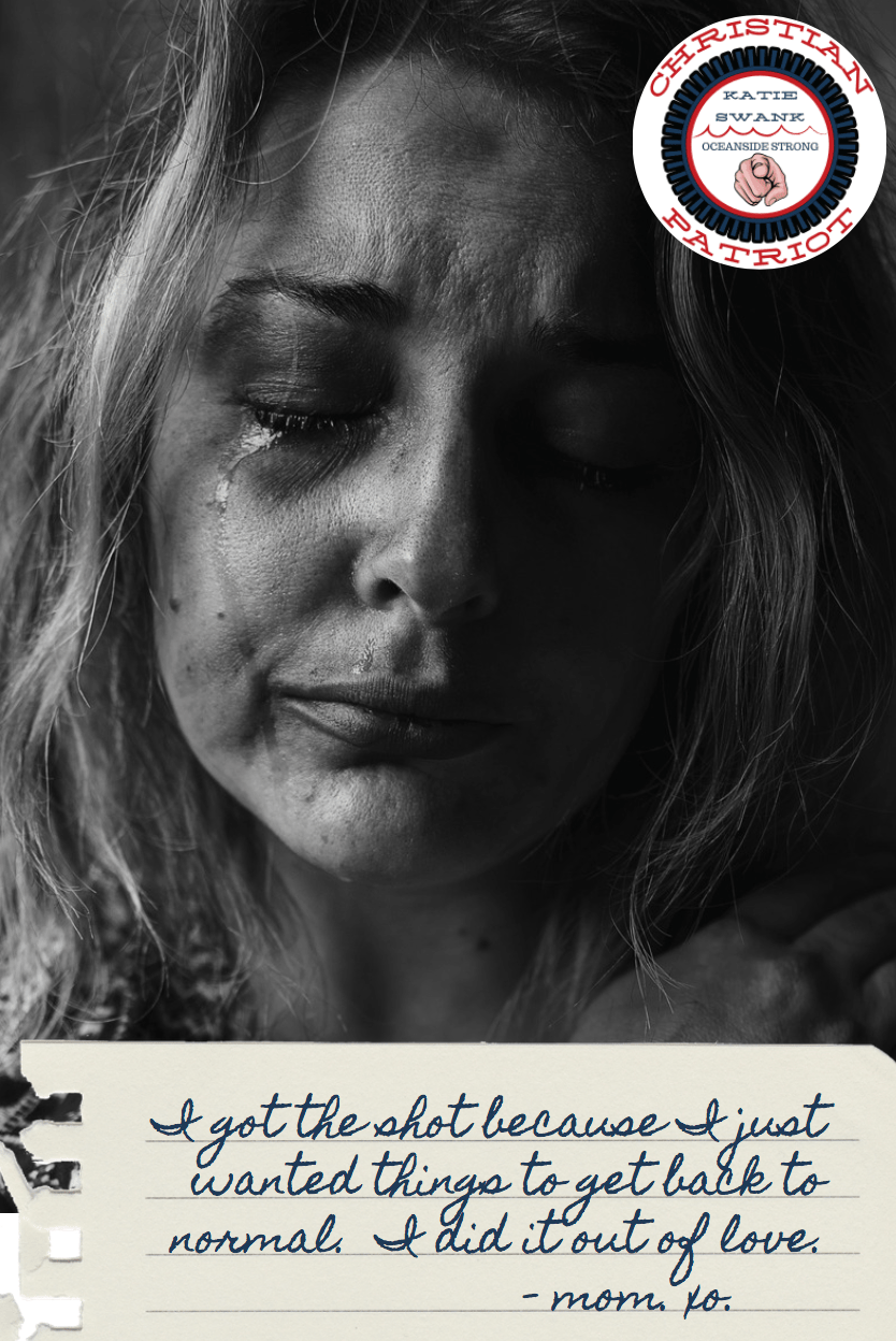 “I just want to get things back to normal…”