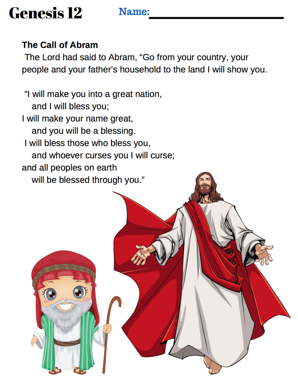 Genesis 12 – The Truth About Lying – Free Download, Worksheet, Sunday School, HomeSchool,&nbsp;PDF