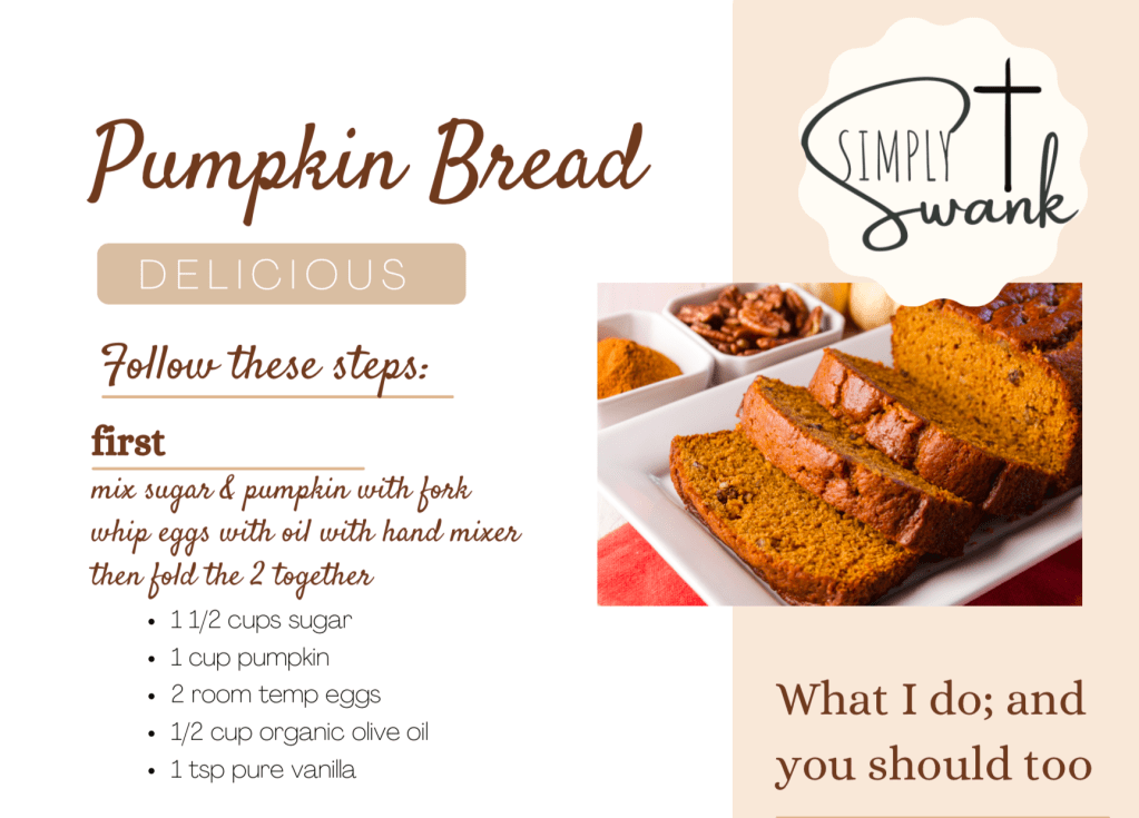Pumpkin Bread Recipe