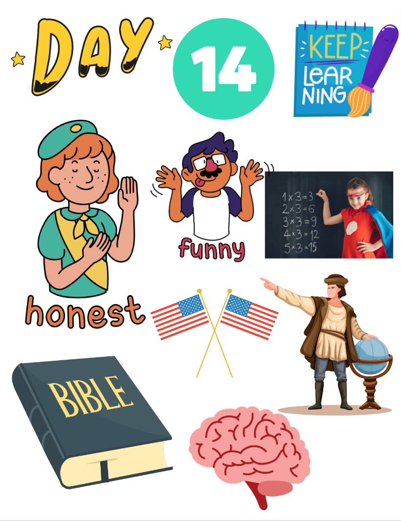 Day 14 – HomeSchool Morning Videos – Grades 2 &&nbsp;3