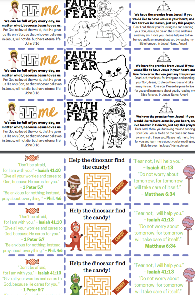 Time to Genesis 50:20 Halloween again – Gospel Tracts for Kids – Put these in your Candy&nbsp;Bags