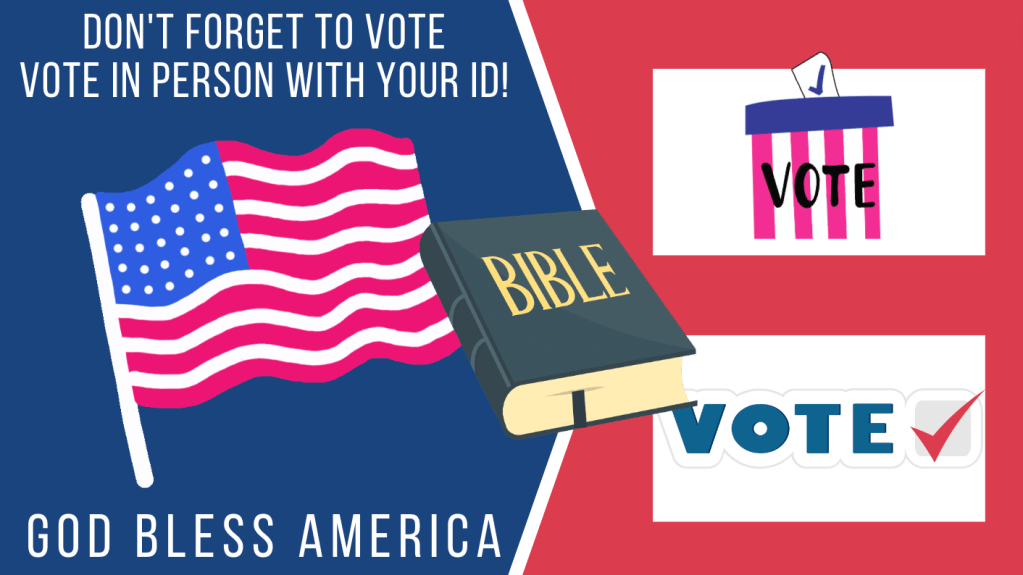 Don’t forget to VOTE – Today and&nbsp;Tomorrow!