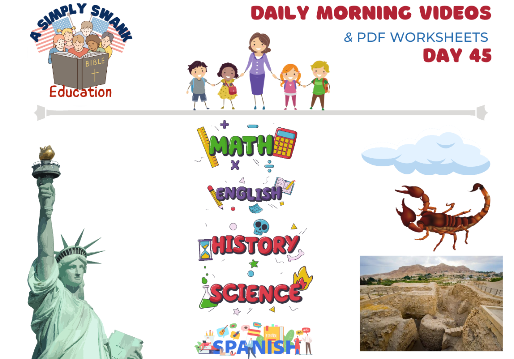 Day 45 Simply Swank HomeSchool Morning Videos – Grades 2 &&nbsp;3