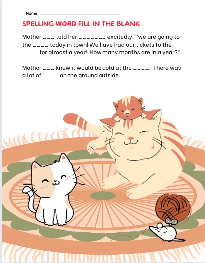 SPELLING TEST | Snow Show | Learn to Write & Spell&nbsp;English.