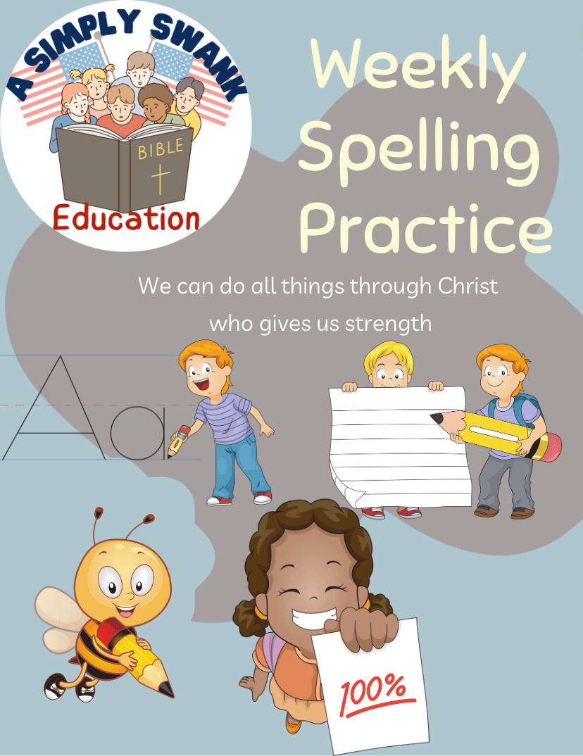 Weekly Spelling Practice | CHRISTMAS |  PDF in Description | Test, HomeSchool | Learn&nbsp;English