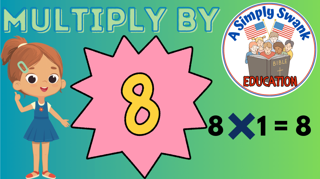 Multiply By 8 – Practice Times Tables with A Simply Swank Education – Check out the New&nbsp;Logo!