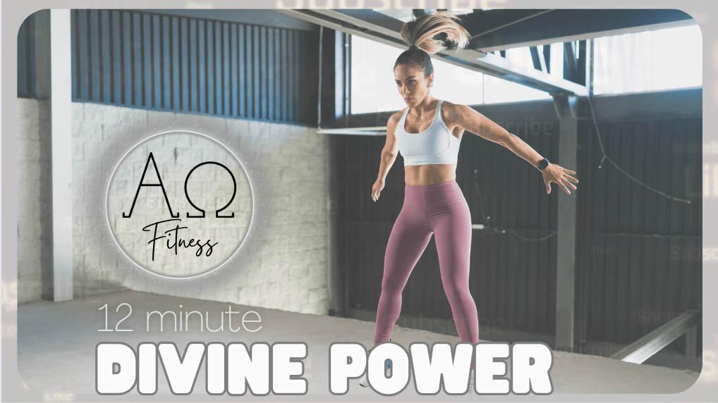 12 MINUTE, AOF | 2 CORINTHIANS 10 – DIVINE POWER – 30 SECOND INTERVALS, HIIT TRAINING – 2X&nbsp;ROTATION