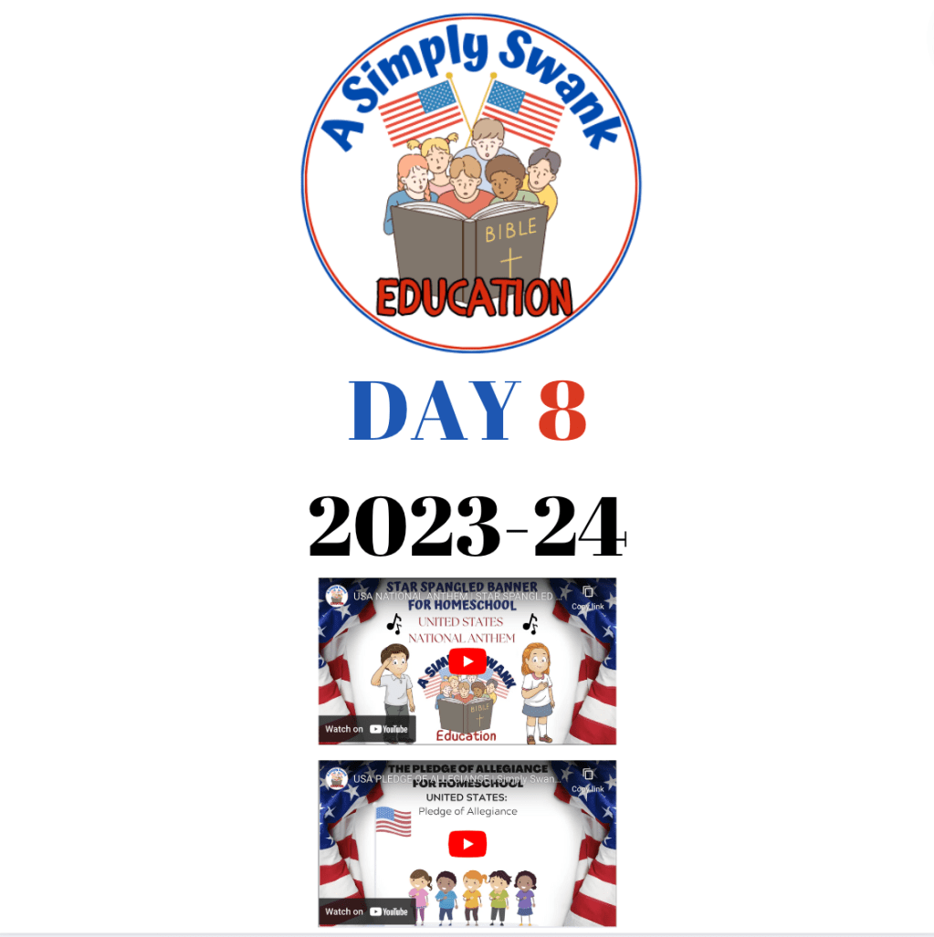 Day 8 – Grades 3 & 4 – A Simply Swank&nbsp;Education