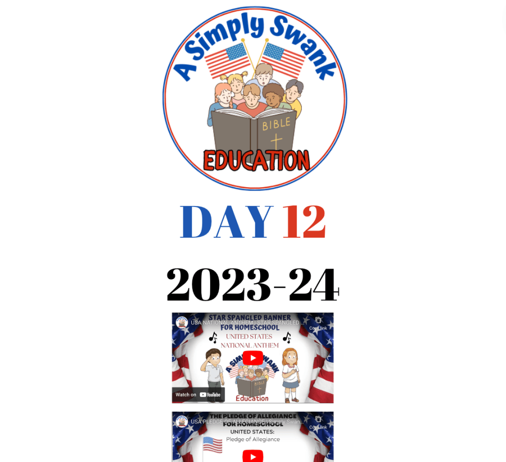 Day 12 – Grades 3 & 4 – A Simply Swank&nbsp;Education