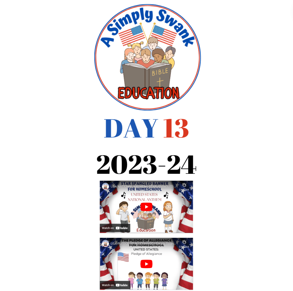 Day 13 – Grades 3 & 4 – A Simply Swank&nbsp;Education