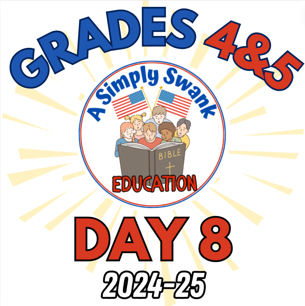 Simply Swank Education – Grade 4&5 – Day 8 –&nbsp;2024/2025