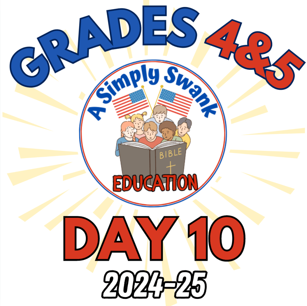 Simply Swank Education – Grade 4&5 – Day 10 –&nbsp;2024/2025