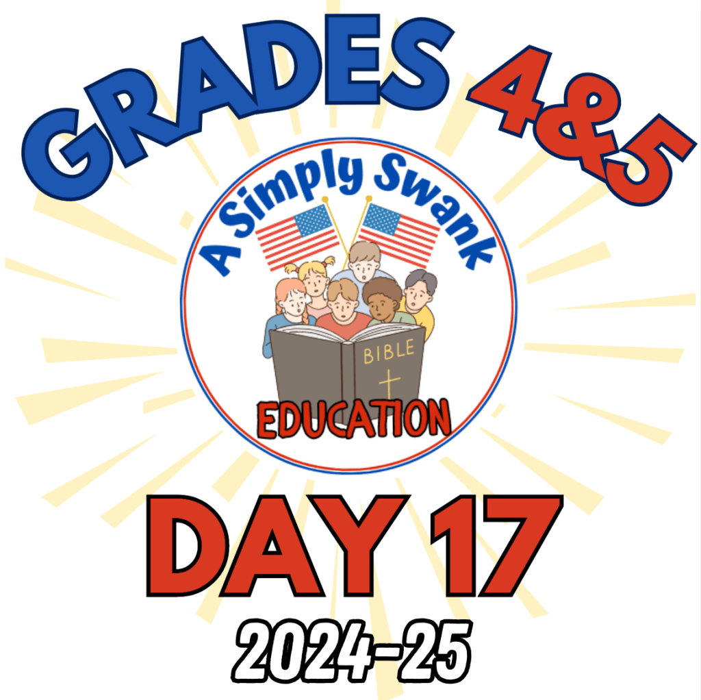 Simply Swank Education – Grade 4&5 – Day 16 –&nbsp;2024/2025