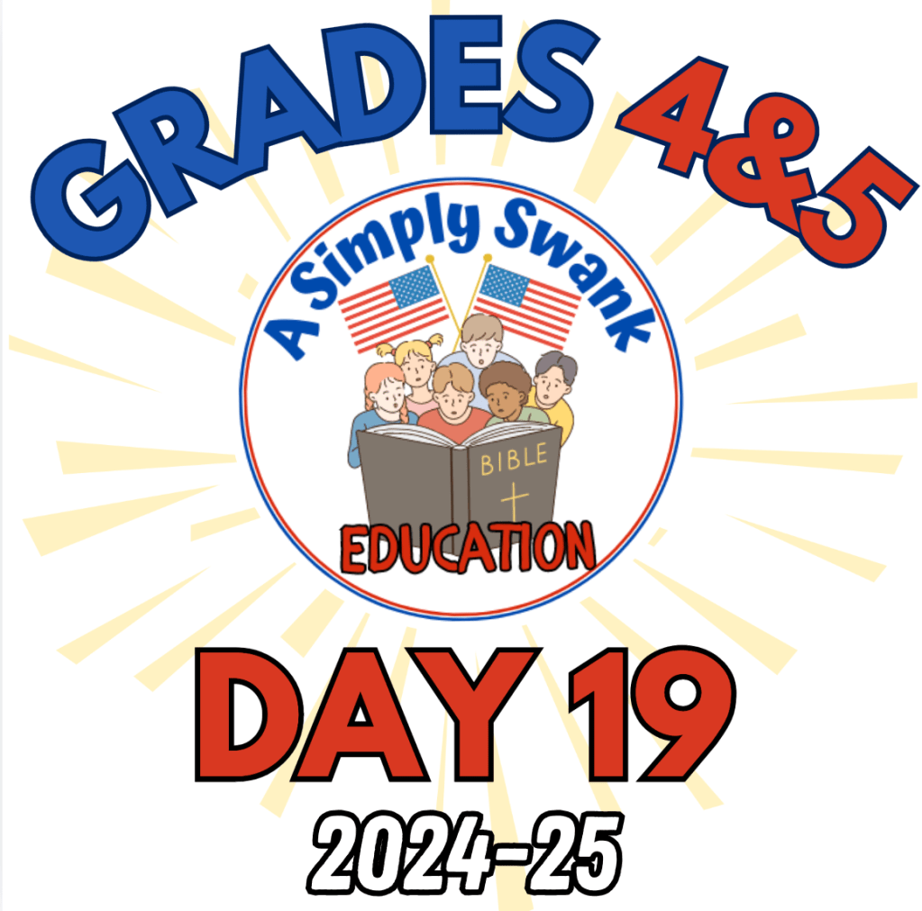 Simply Swank Education – Grade 4&5 – Day 19 –&nbsp;2024/2025