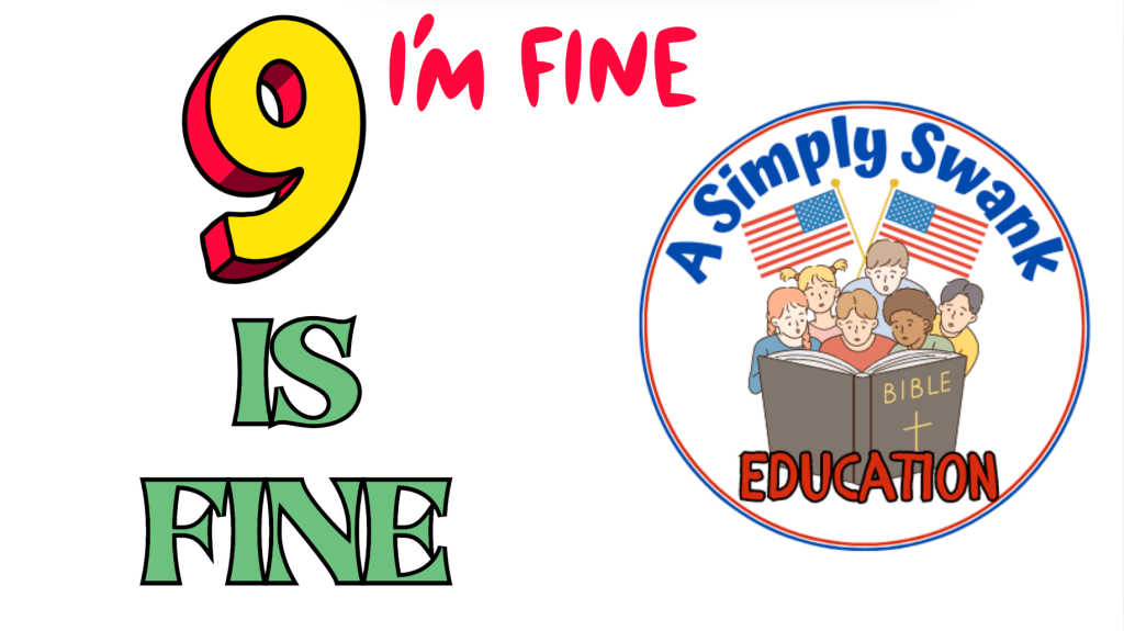 MULTIPLY BY 9, SING ALONG, THIS SILLY SONG, YOU WON’T BE WRONG OR BE A DING-DONG FOR VERY&nbsp;LONG