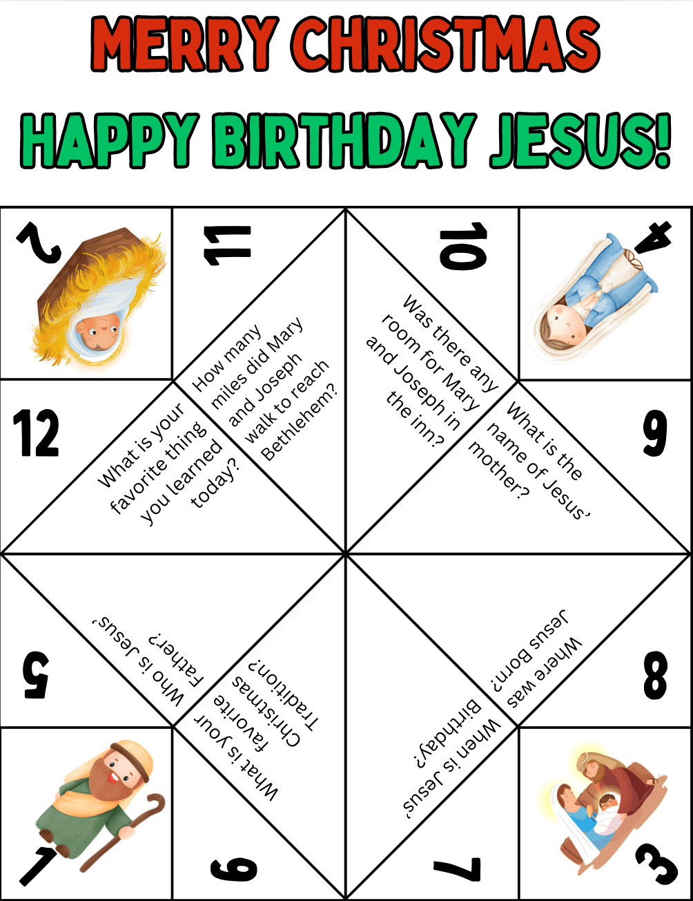 Christmas Sunday School Teaching&nbsp;2024