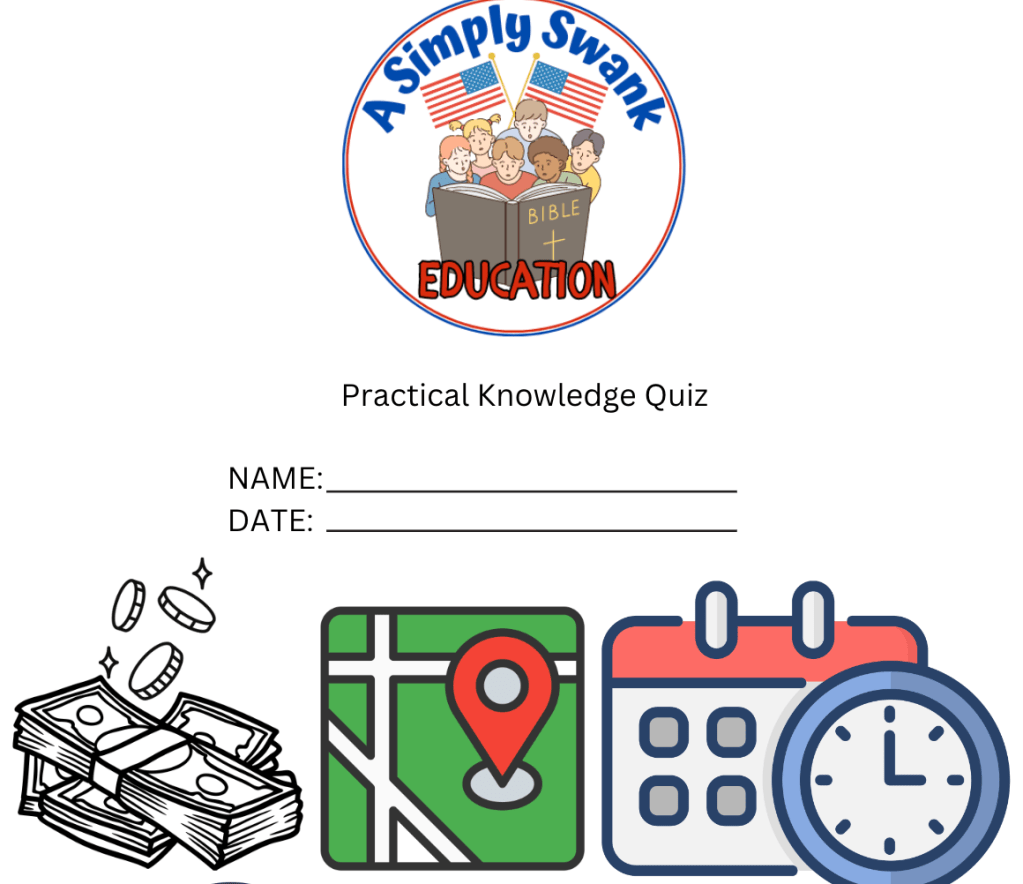 PRACTICAL KNOWLEDGE QUIZ FOR&nbsp;CHILDREN