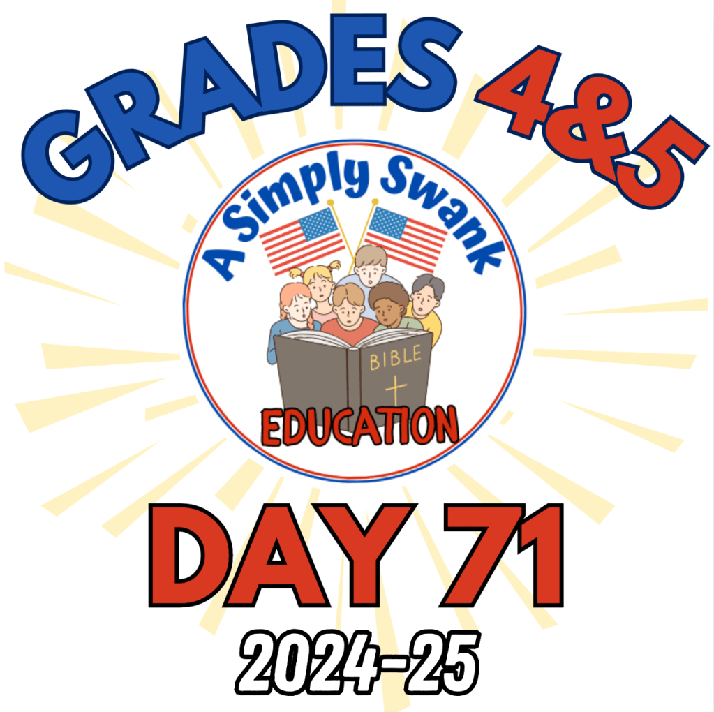 Simply Swank Education – Grade 4&5 – Day 71 –&nbsp;2024/2025