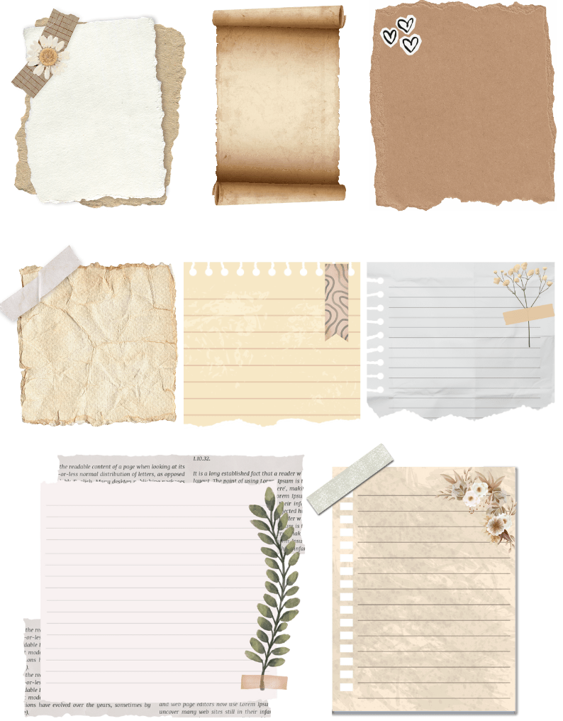 Scrapbook Printables for Bible Notebook&nbsp;2025