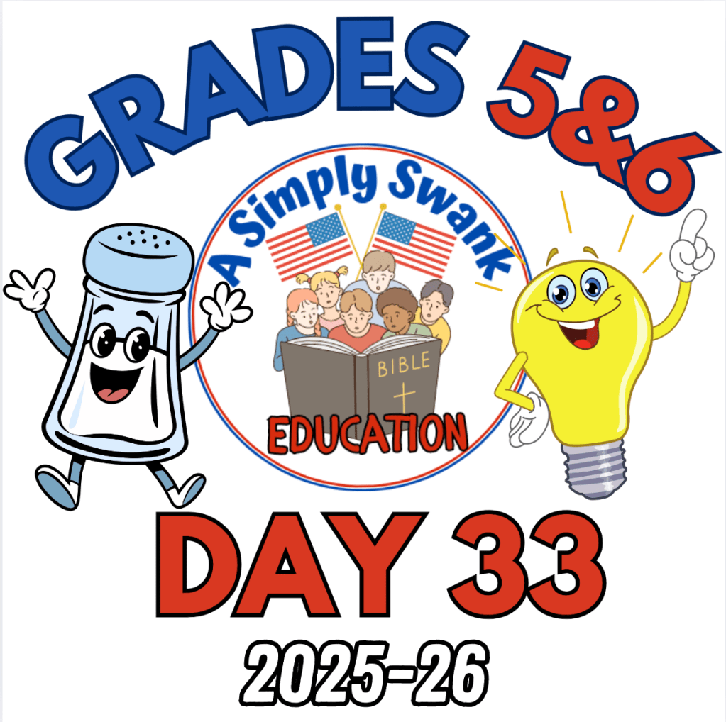 Day 35 – A Simply Swank Education – Grades 5&6 – 2025-2026 – A Year of Salt & Light – free PDF&nbsp;Galileo