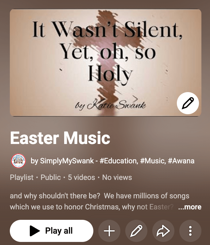 Easter Music Playlist