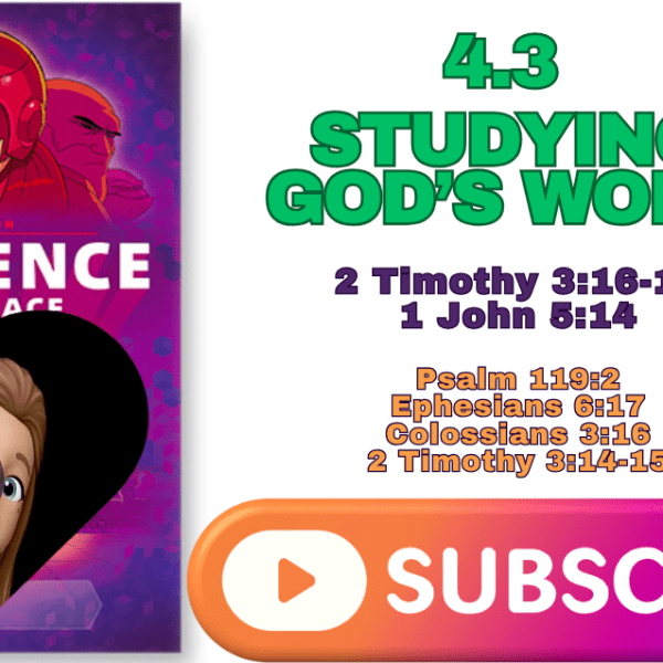 4.3 STUDYING GOD’S WORD – T&T – Memory AWANA, EVIDENCE OF GRACE Truth & training music&nbsp;songs