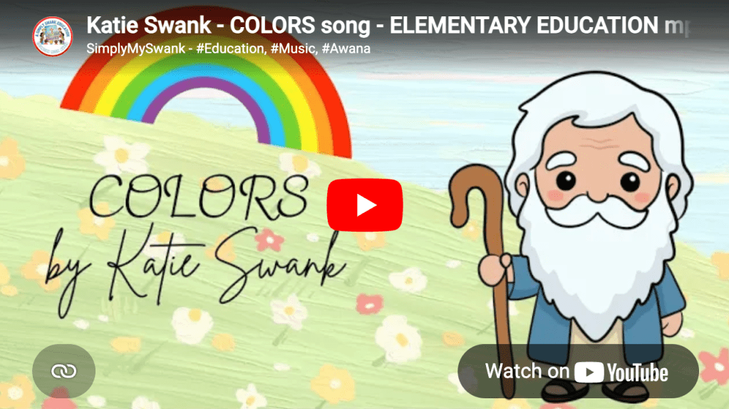 Katie Swank – COLORS song – ELEMENTARY EDUCATION&nbsp;mp4
