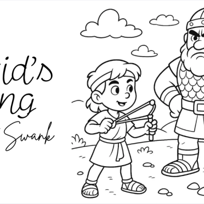 David’s Song and Free Coloring Book for Sunday School – By Katie&nbsp;Swank