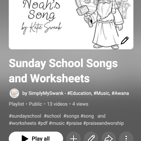 Noah’s Song #newvideo #noah #song for #sunday #school and #coloring  #books  _ By Katie&nbsp;Swank