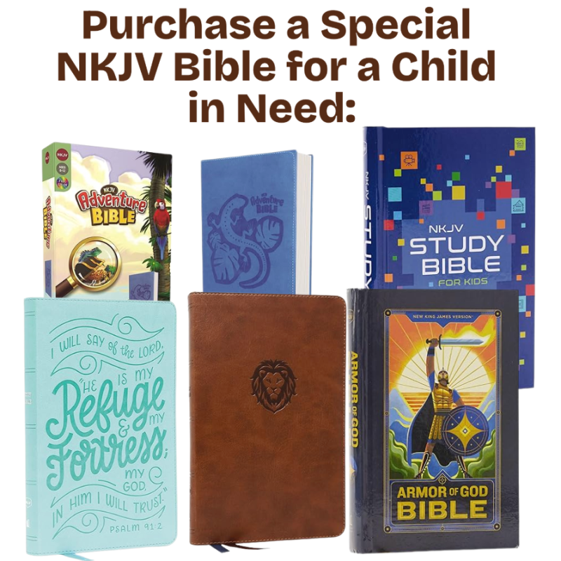 Purchase a Special NKJV Bible for a Child in&nbsp;Need: