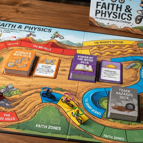 Dirt Bike Dynamics Board Game – Faith &&nbsp;Physics
