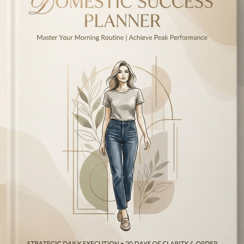 ORDER YOURS TODAY: ORDER & PEACE MONTHLY CLEANING SCHEDULE / MEAL PLANNER –&nbsp;$15