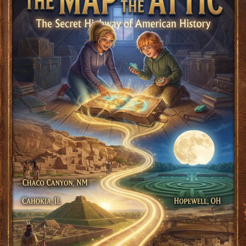 The Map in the Attic: The Secret Highway of American History, Historical Adventures of Madison and Cash, written by Katie&nbsp;Swank